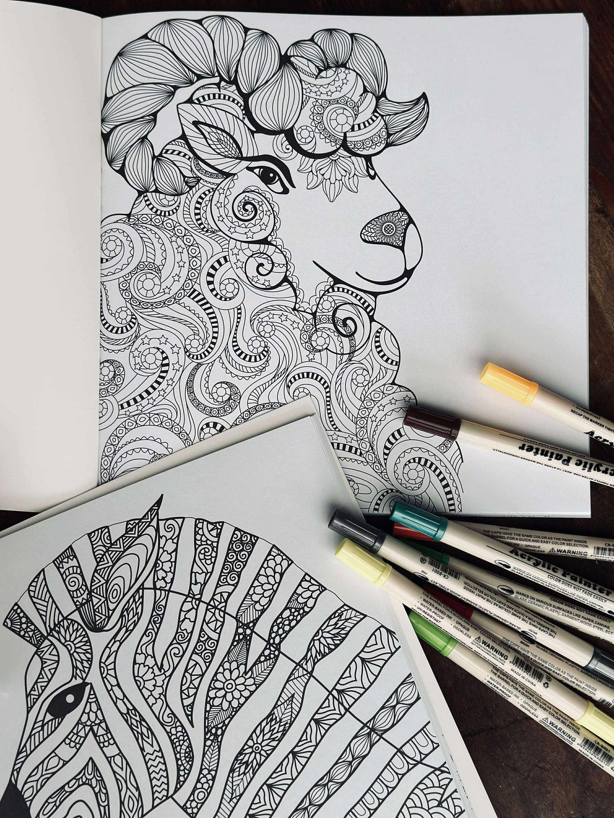 Livre de coloriage pour adultes - Animal MIX