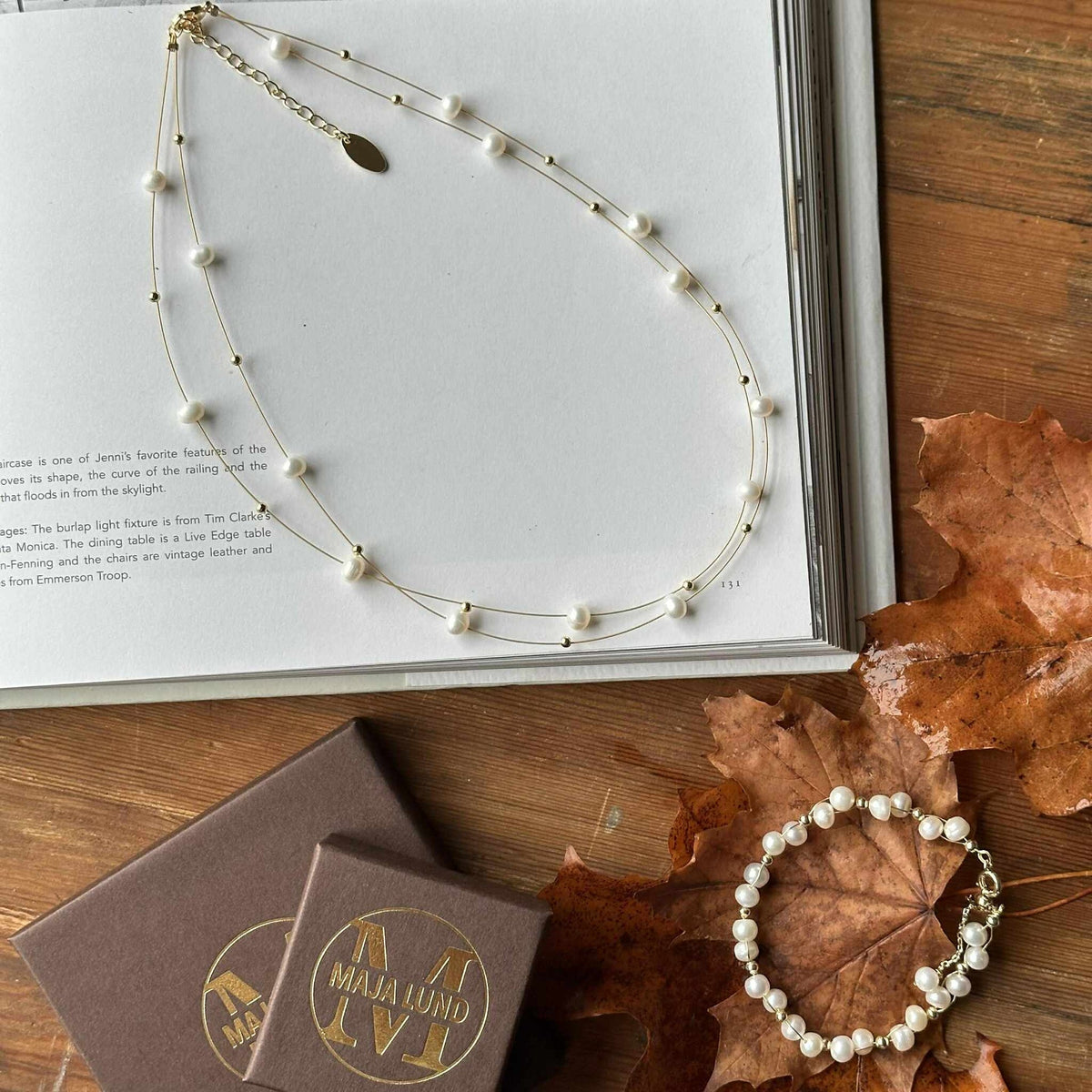 Bracelet Miko - avec de véritables perles d’eau douce