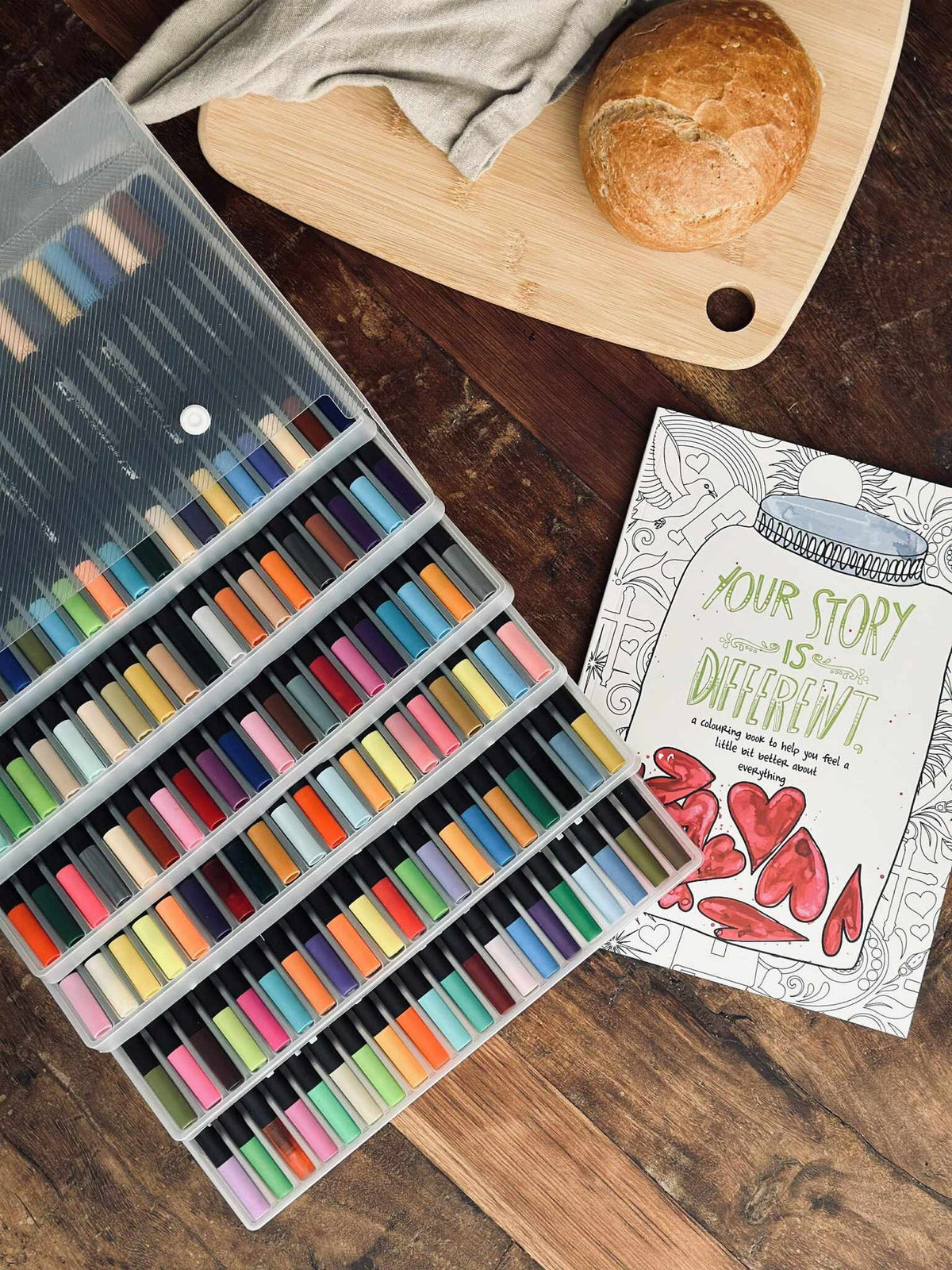 120 Brushpens à base d’eau double pointe