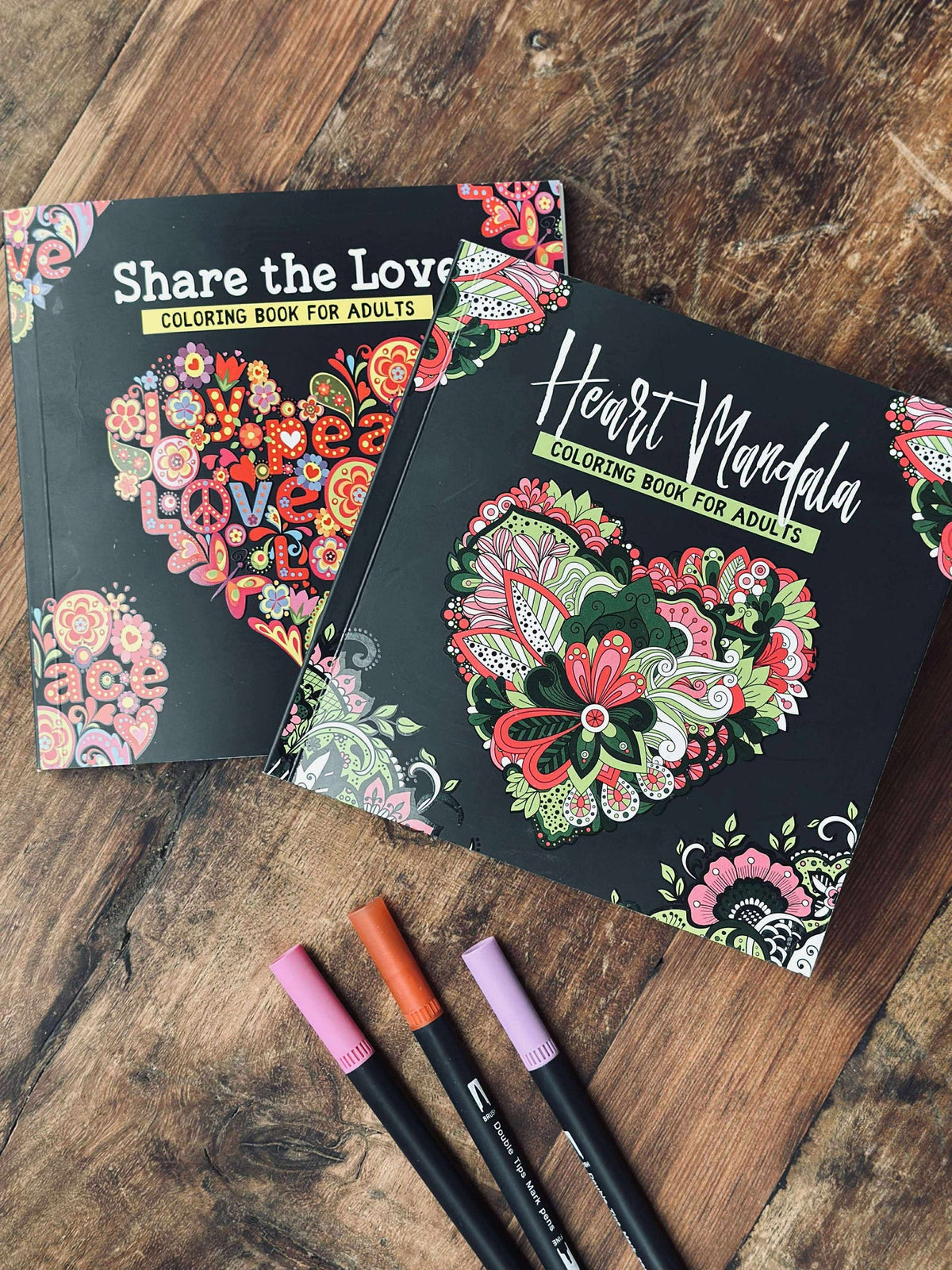 Livre de coloriage pour adultes - Cœurs Mix