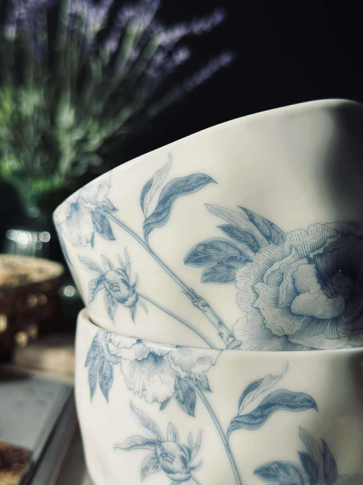 Tasse Flora Bleue