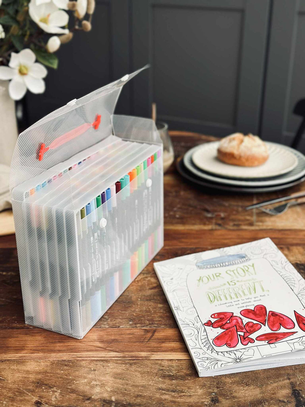120 Brushpens à base d’eau double pointe