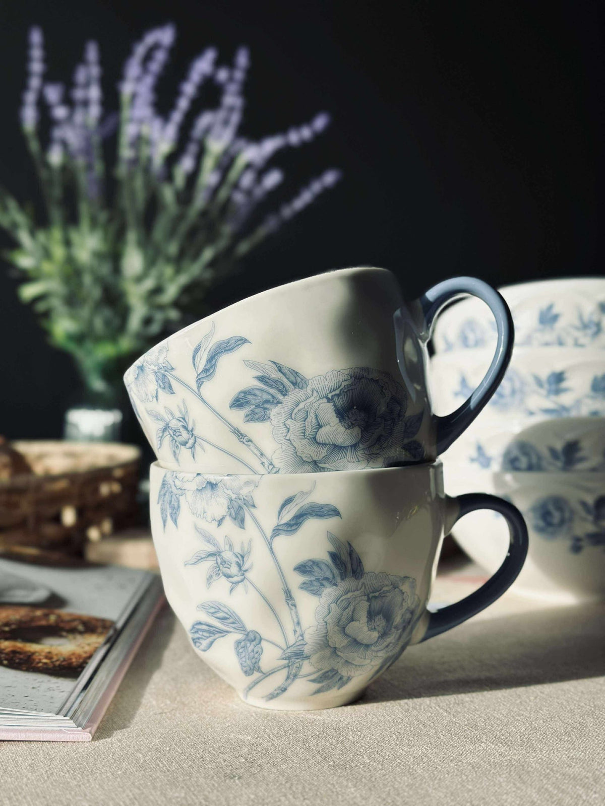 Tasse Flora Bleue