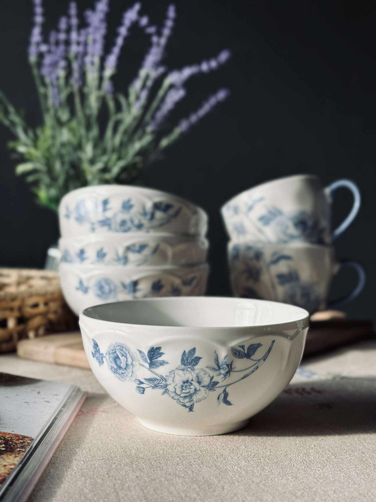Bol Flora Bleu