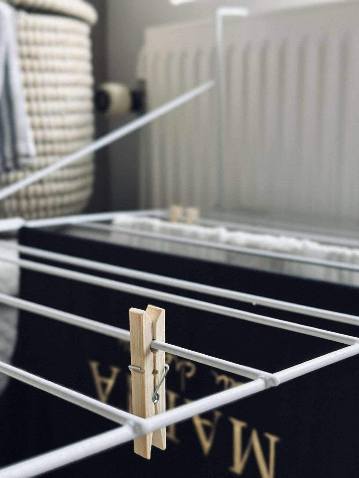 Étendoir à linge avec crochets