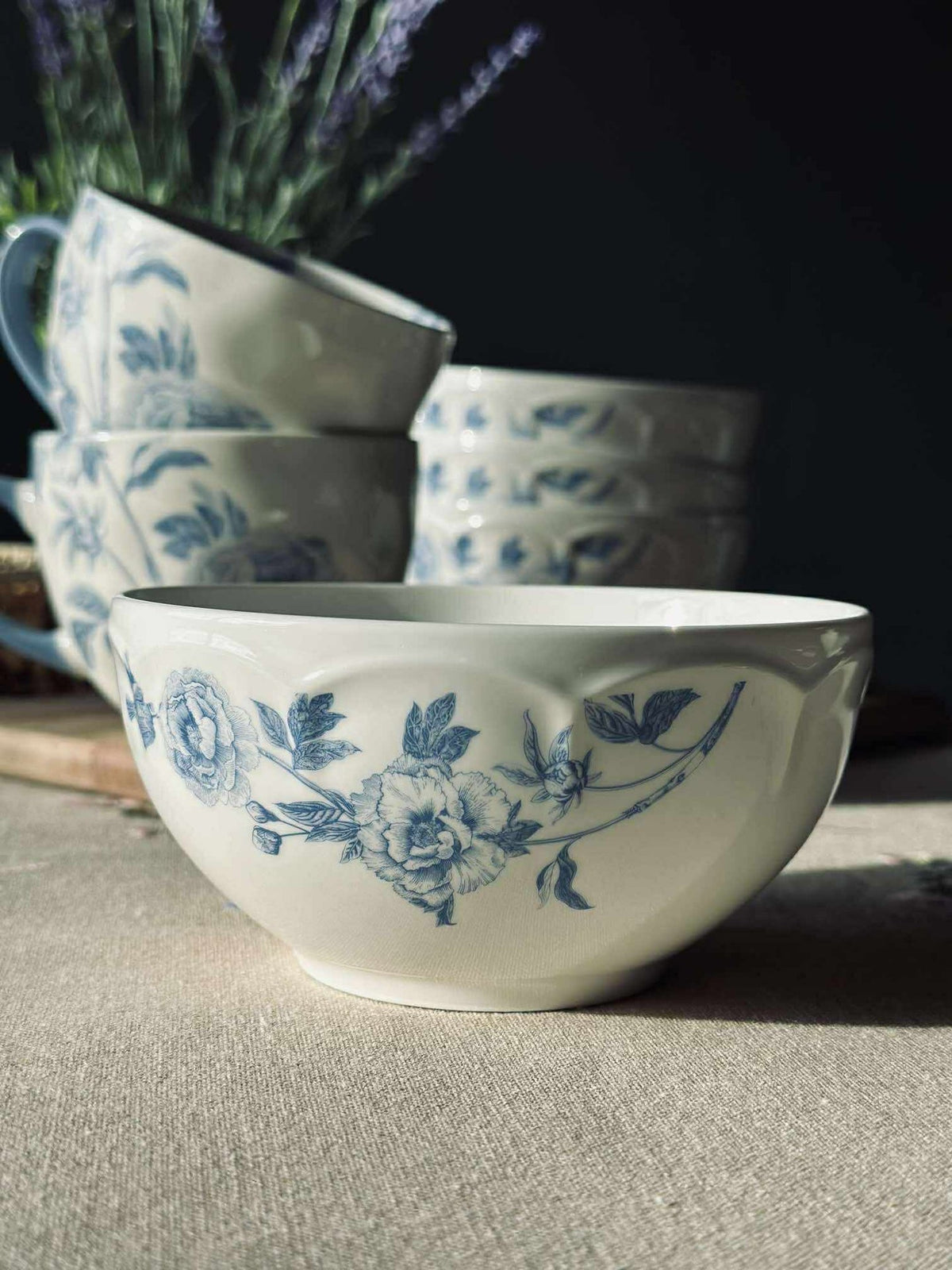 Bol Flora Bleu