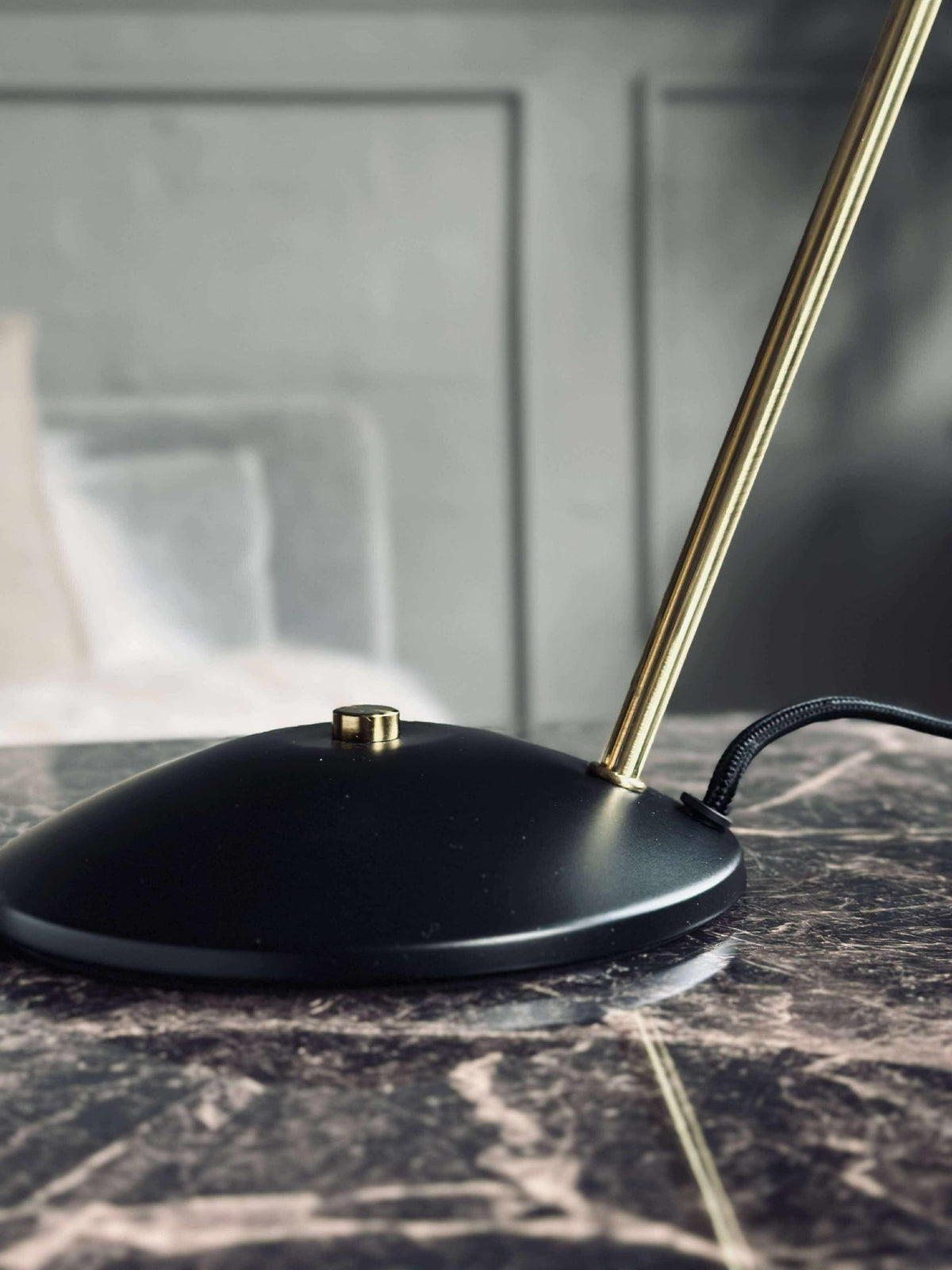 Lampe de table Retro - Noir / or