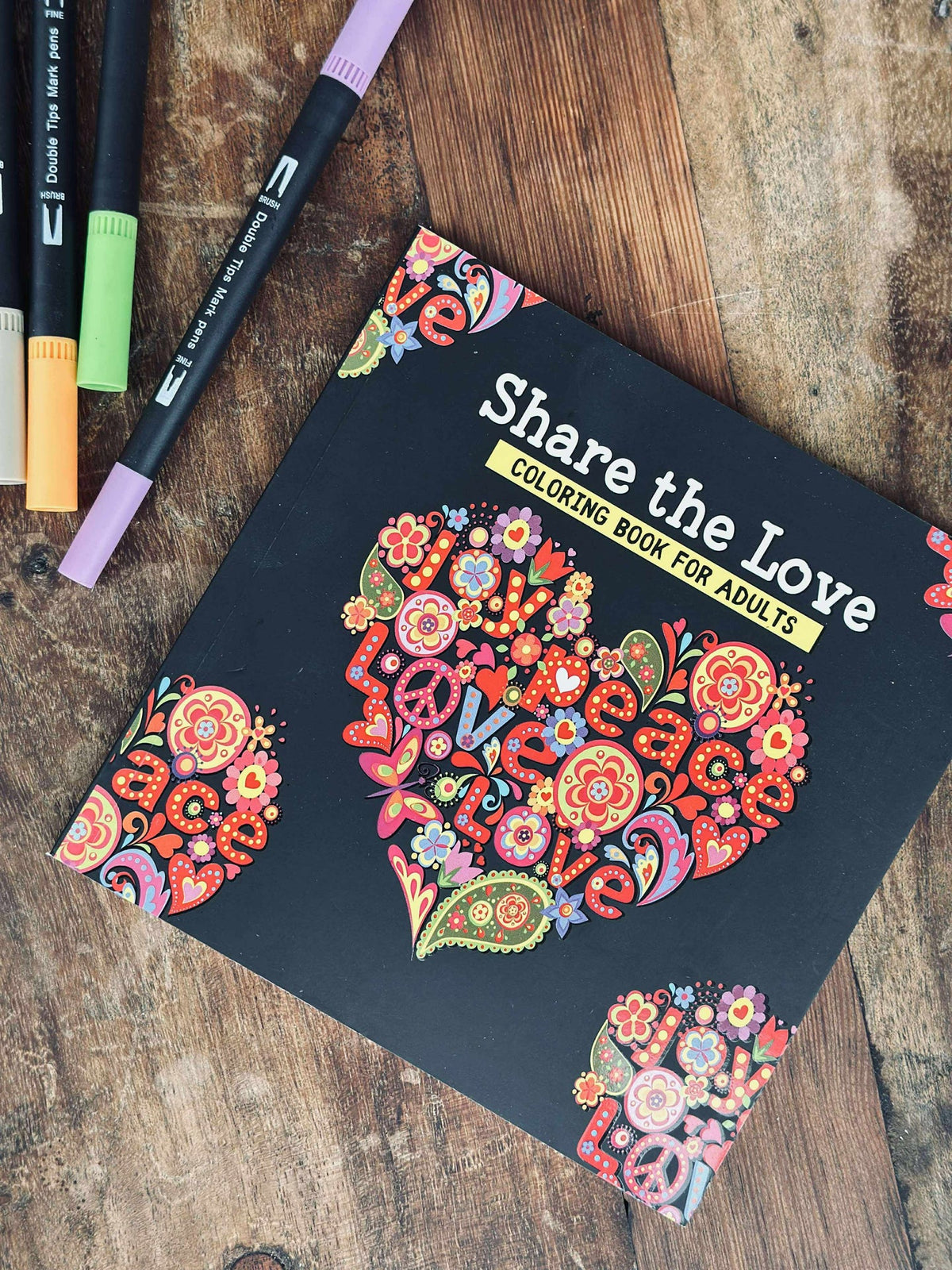 Livre de coloriage pour adultes - Cœurs Mix
