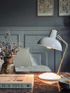 Lampe de table Retro - Blanc / doré