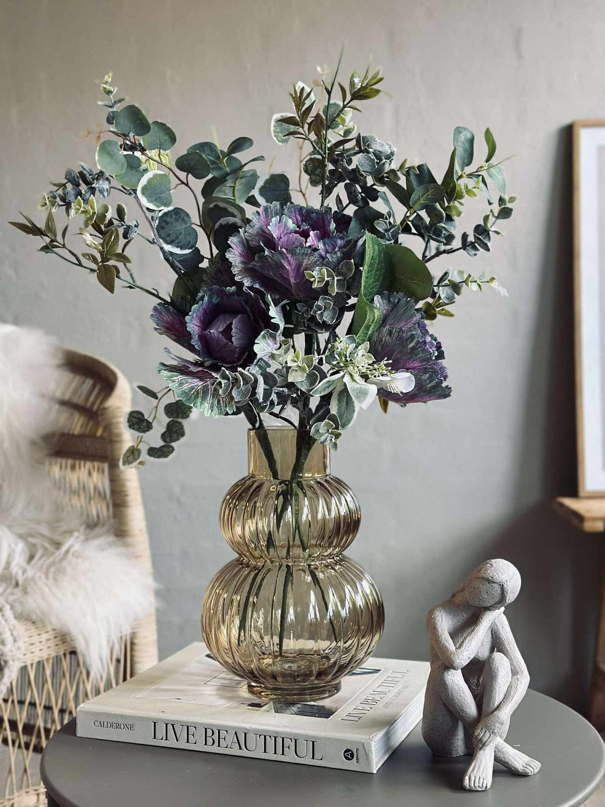 Bouquet - Vert / Violet