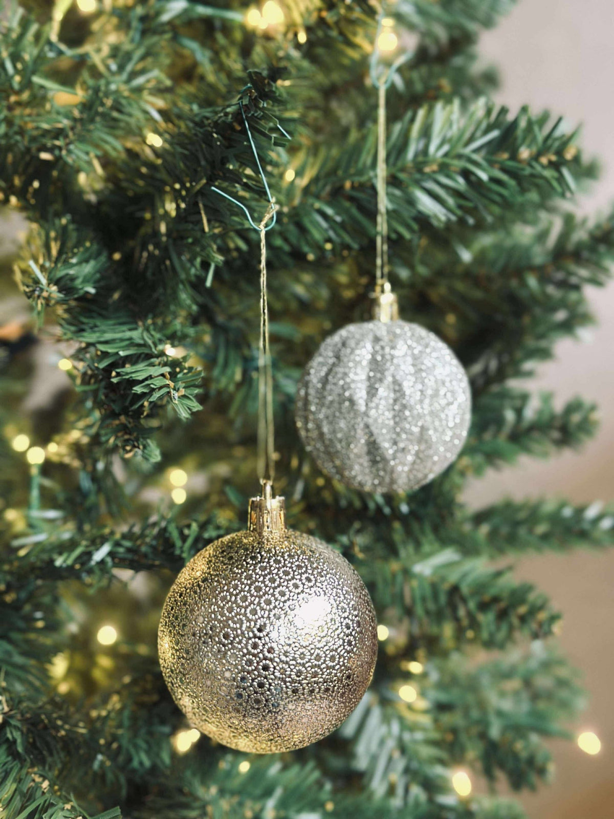 Crochet pour suspendre les décorations de Noël - 50 pcs