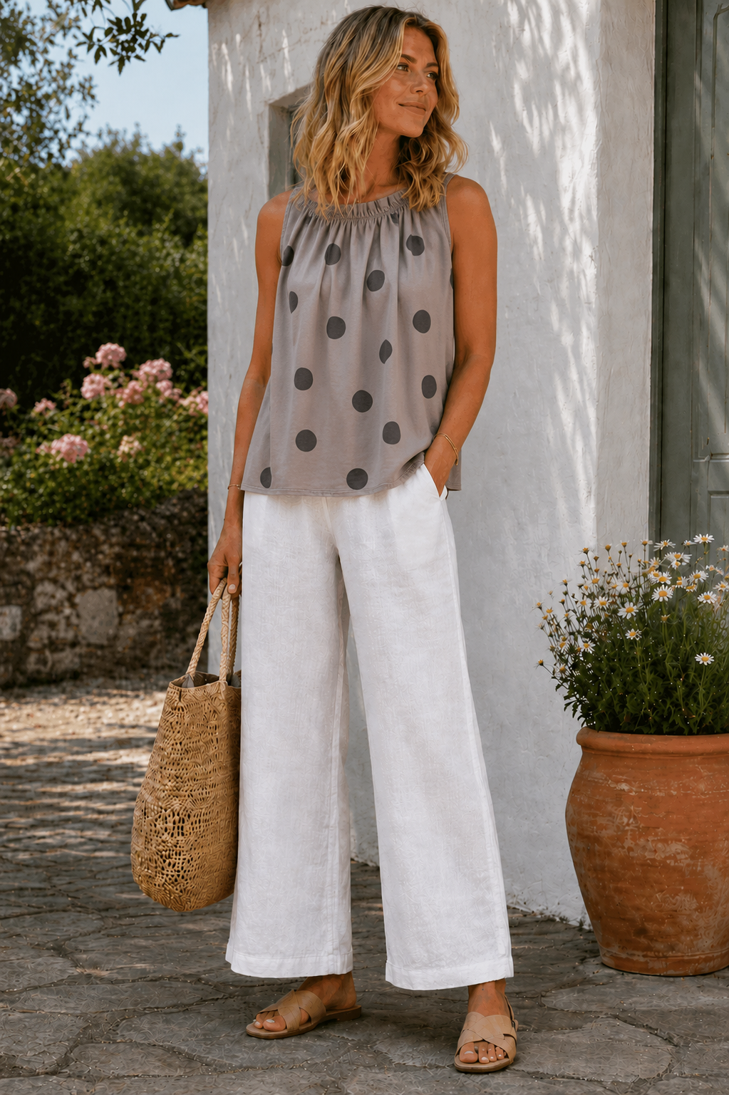 Top blouse Lucina - Fango
