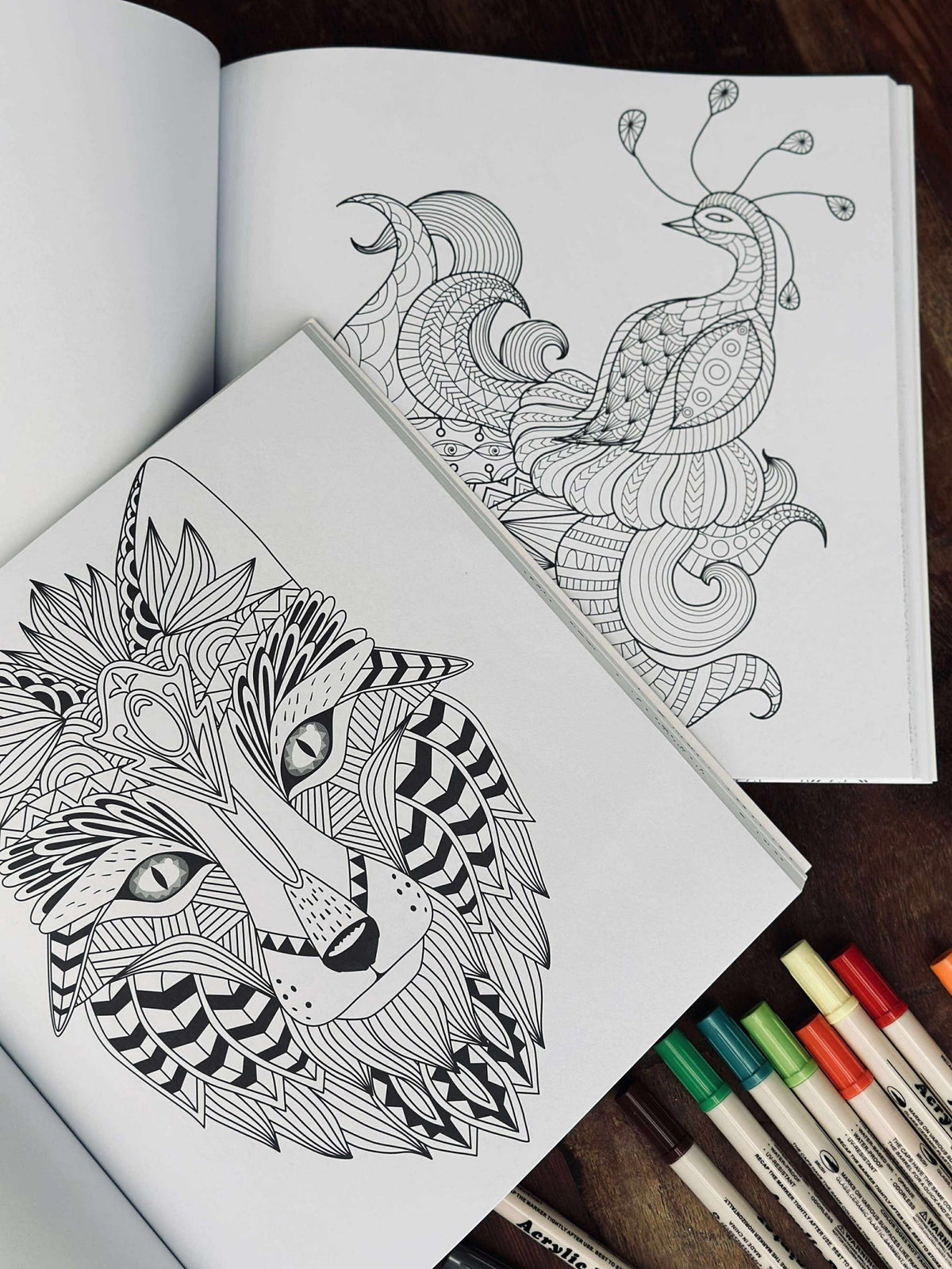 Livre de coloriage pour adultes - Animal MIX