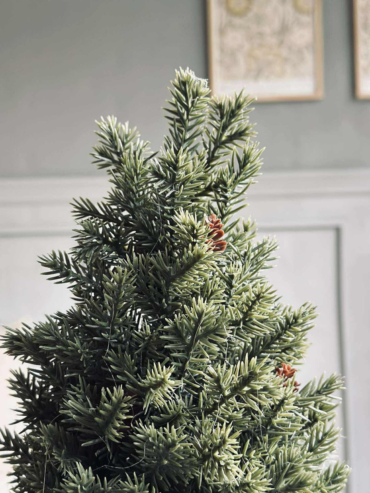 Sapin de Noël avec guirlande lumineuse - 50 cm.