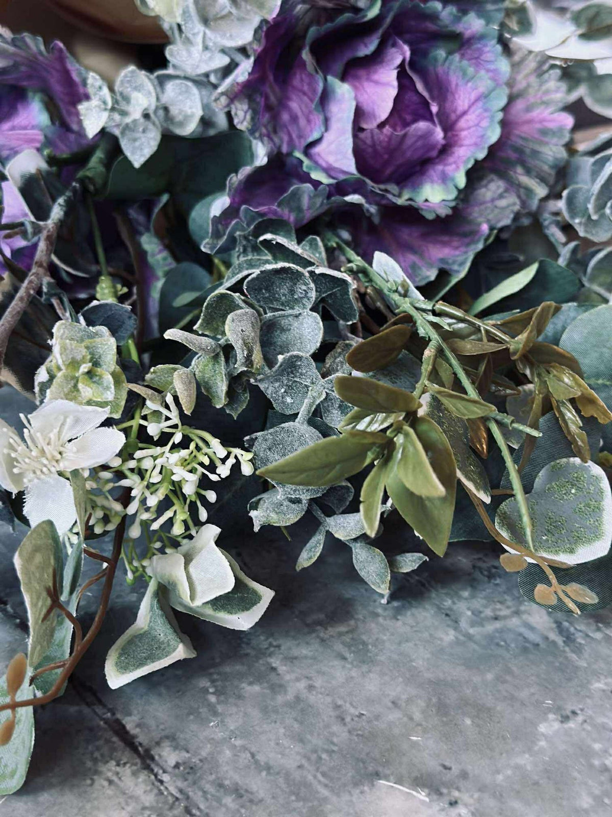 Bouquet - Vert / Violet