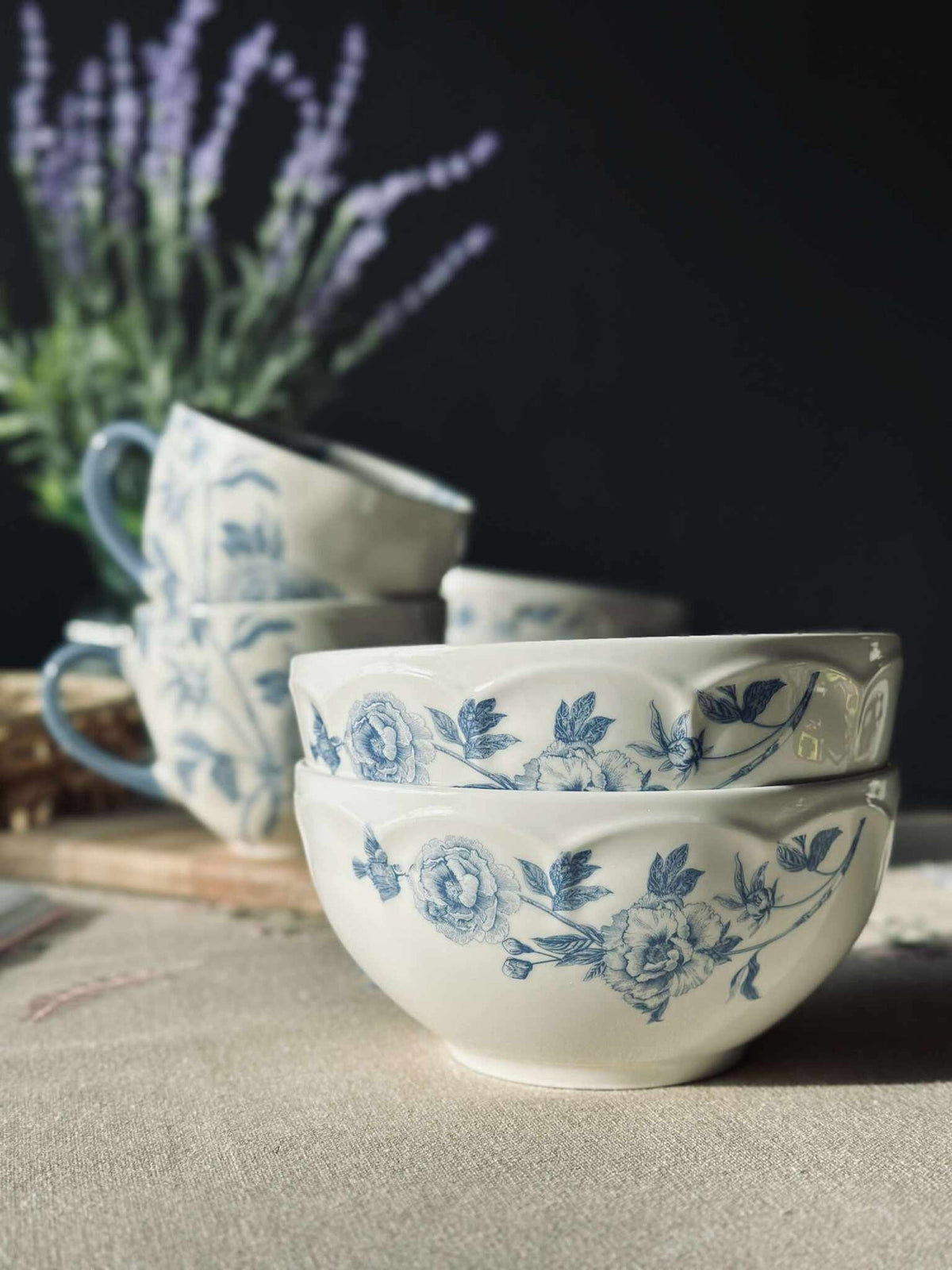 Bol Flora Bleu