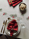 Nappe de Noël 140 x 240 - Noël danois avec drapeaux et cœurs de Noël
