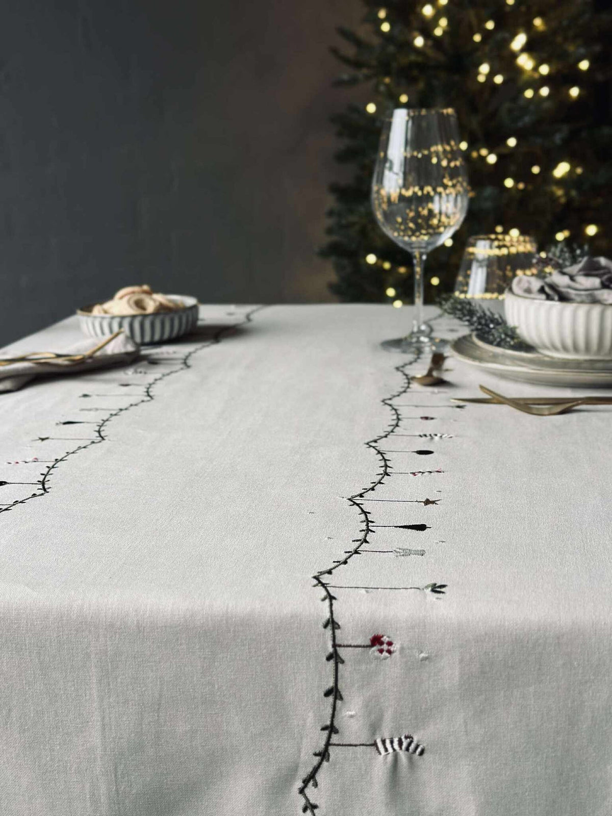 Chemin de table de Noël - 140x240 cm