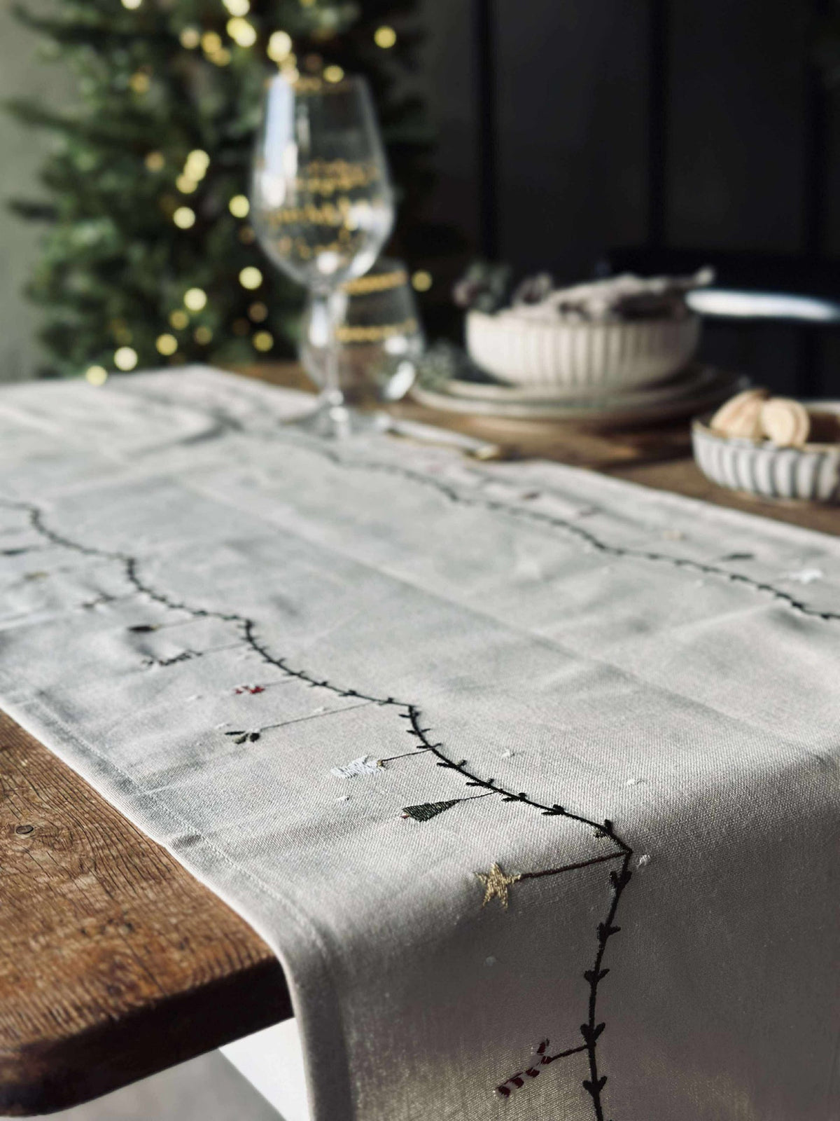 Chemin de table de Noël - 40x140 cm
