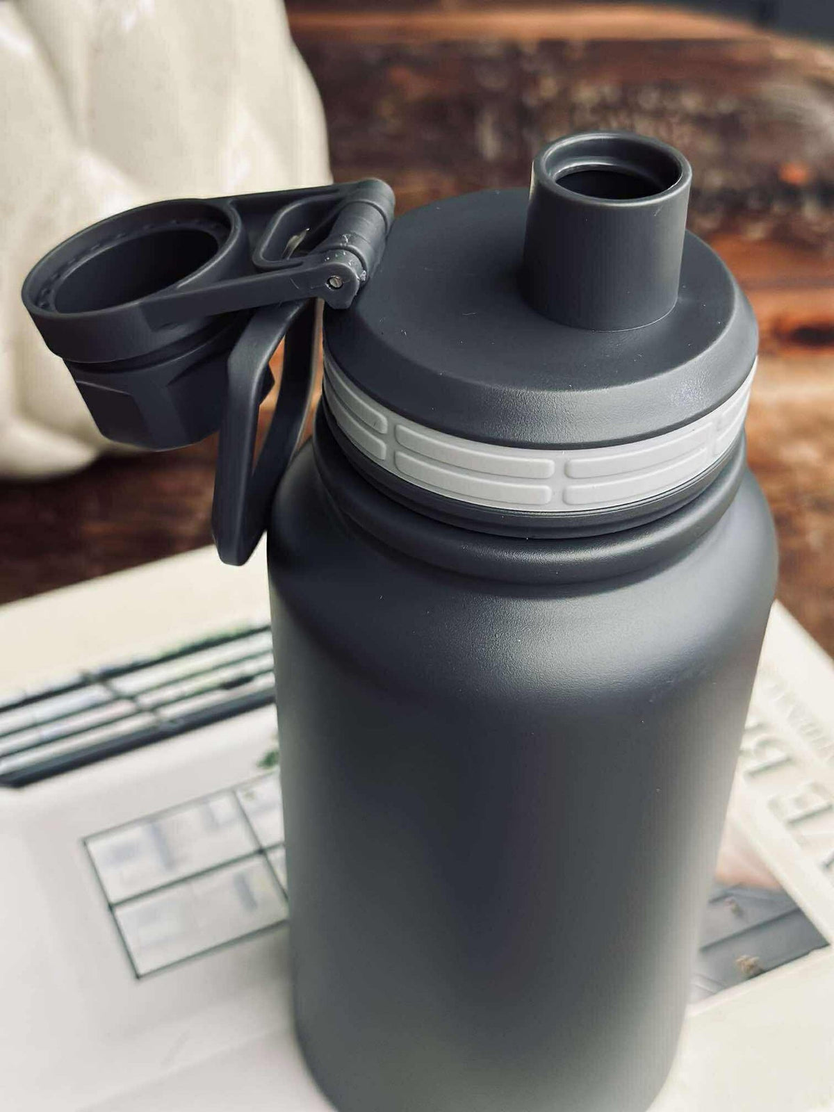 Gourde isotherme 600 ml - Charbon