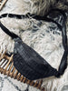 Sac banane Tasha - Tressage noir