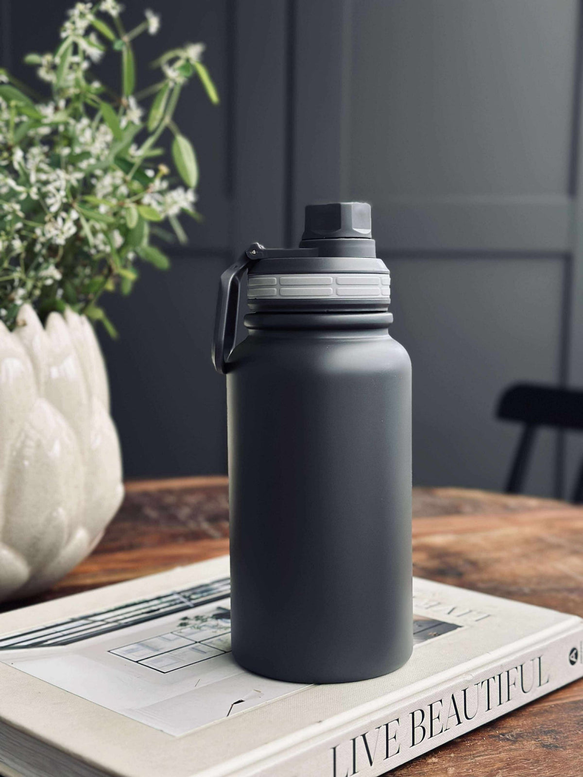 Gourde isotherme 600 ml - Charbon