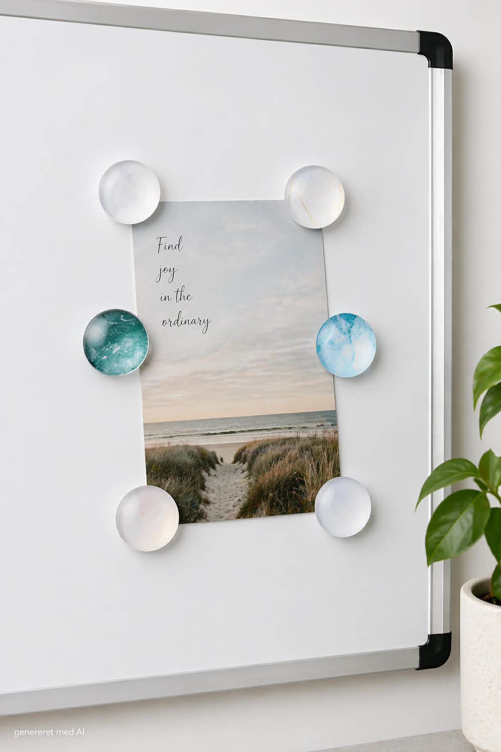 Aimants pour tableaux blancs en verre - 6 pièces