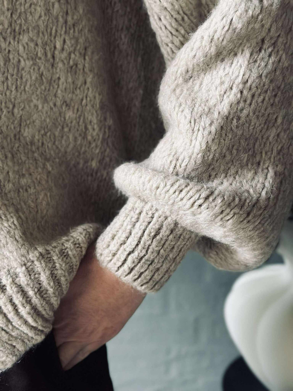 Cardigan avec nœuds - Beige