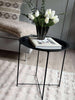 Table d’appoint en plateau - Métal noir