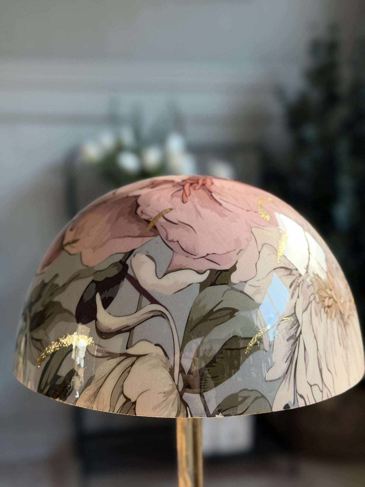 Lampe de table flower / gold