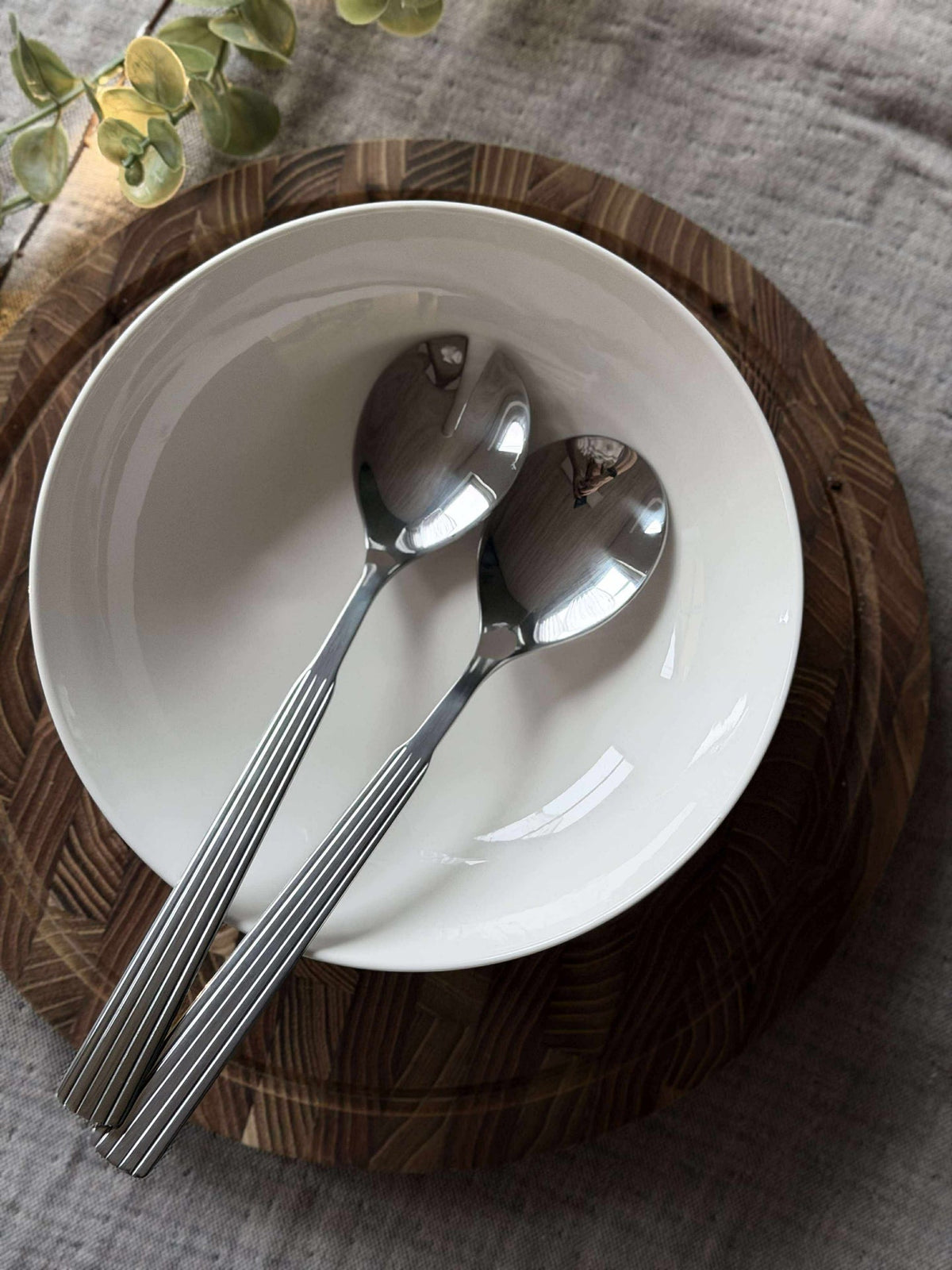 Couvert à salade Ester - Acier inoxydable