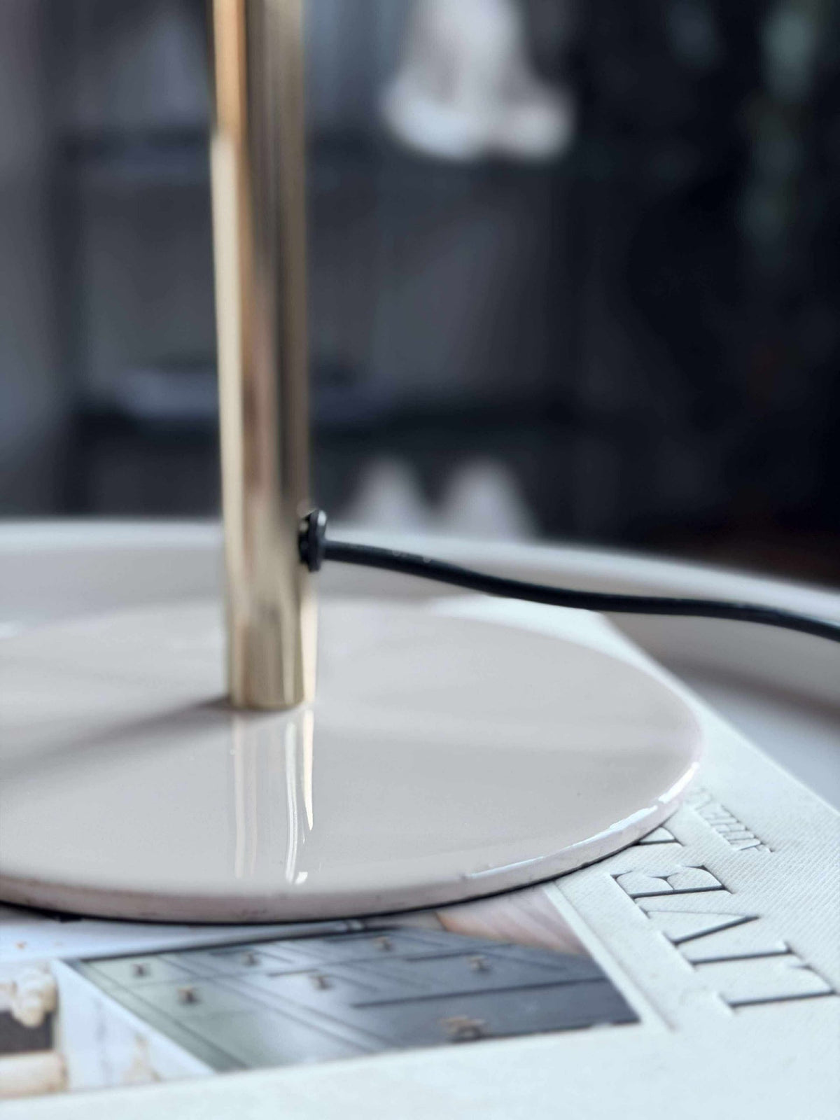 Lampe de table Sable / or