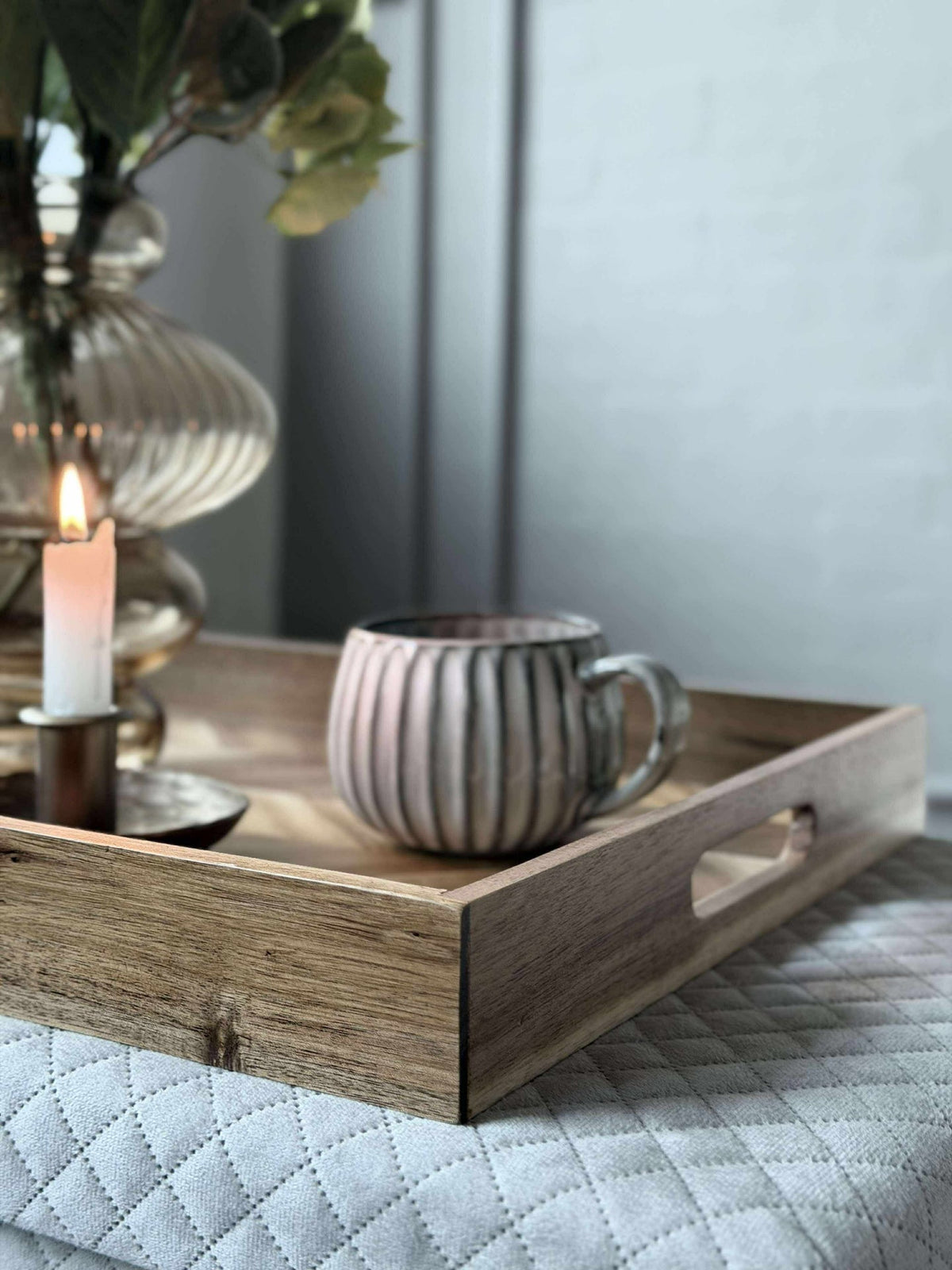 Plateau chevron -  48 cm