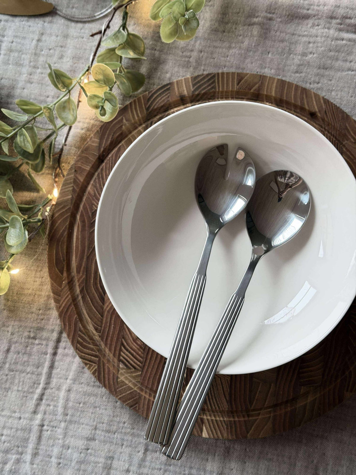 Couvert à salade Ester - Acier inoxydable