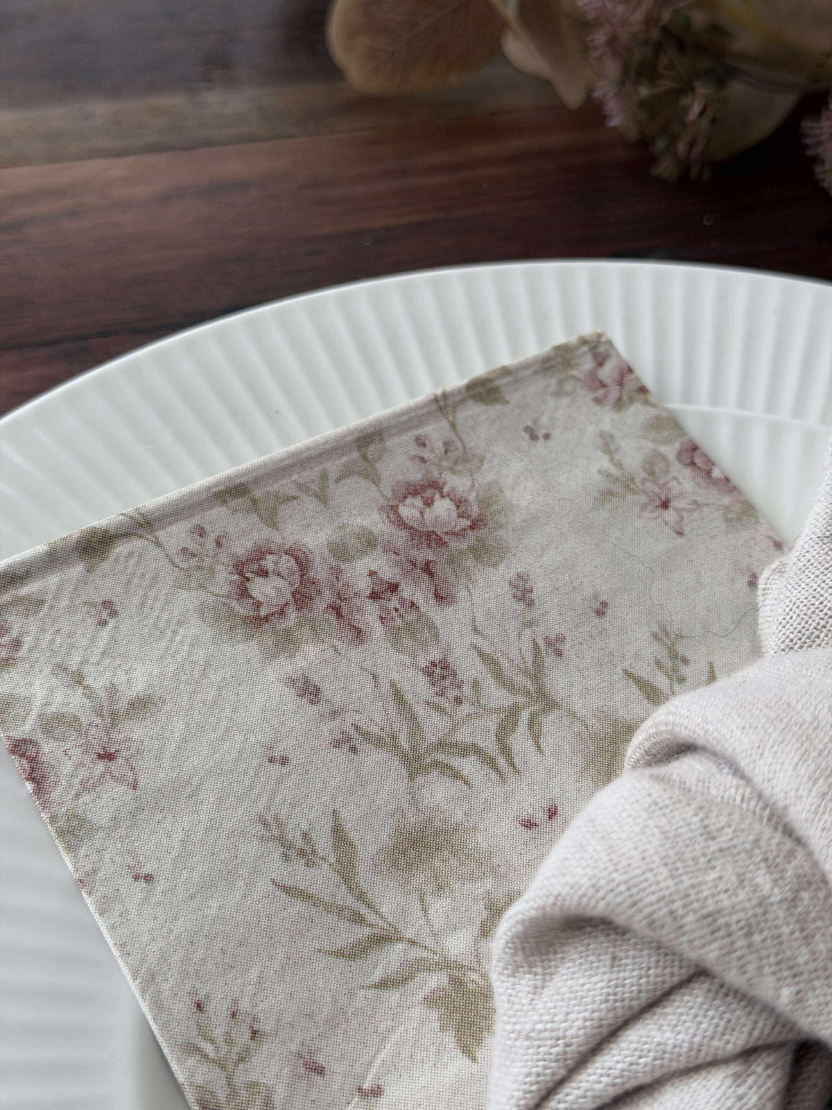 Serviettes Mini roses - 20 pcs.