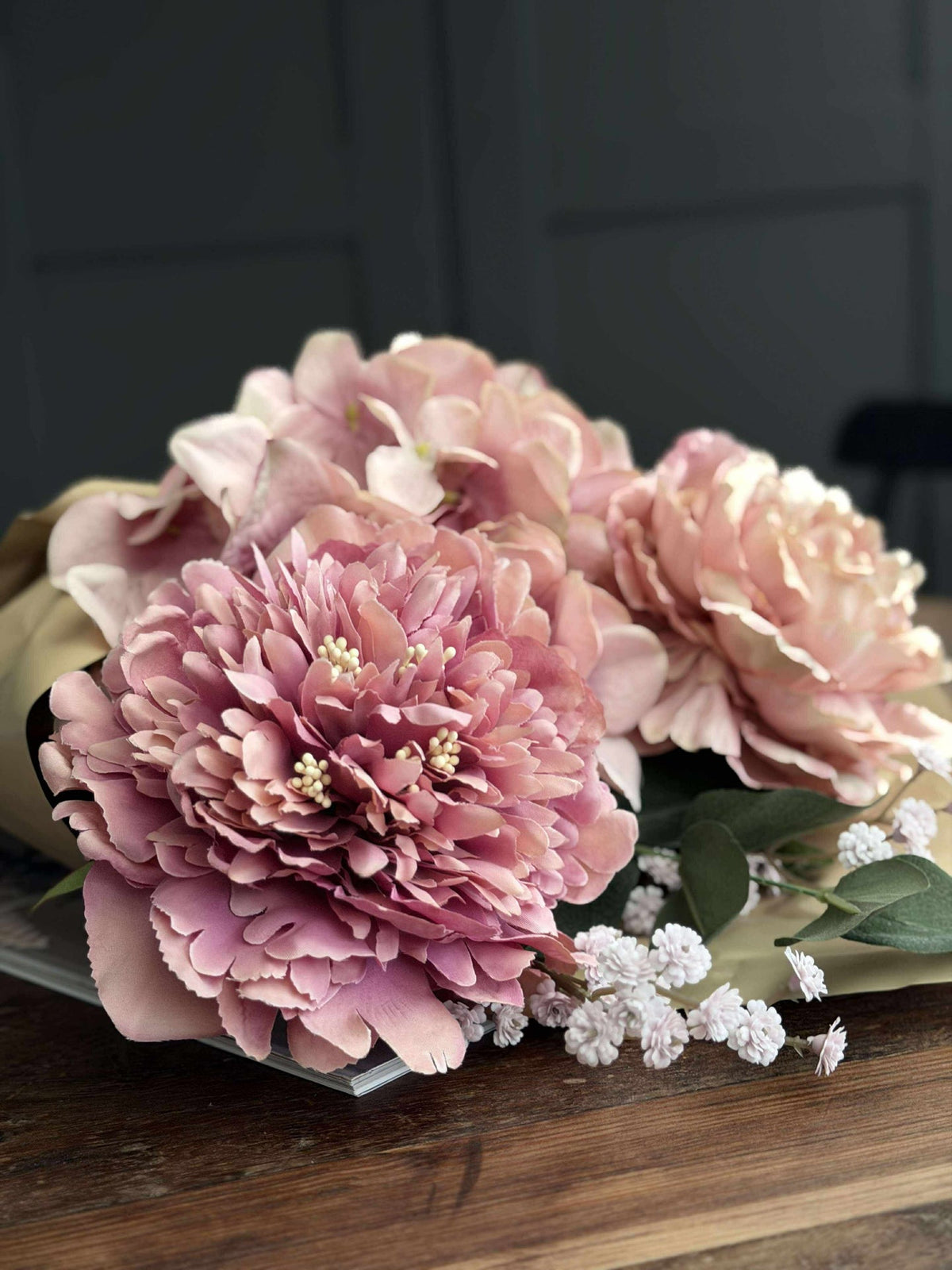 Bouquet - Hortensia rose