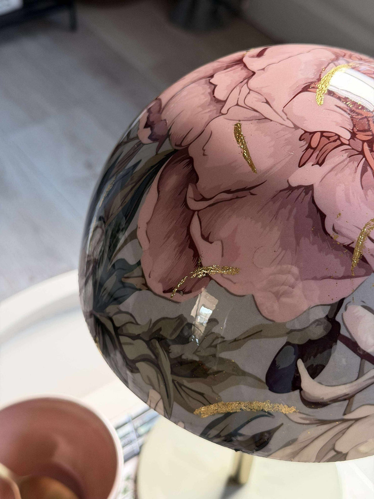 Lampe de table flower / gold