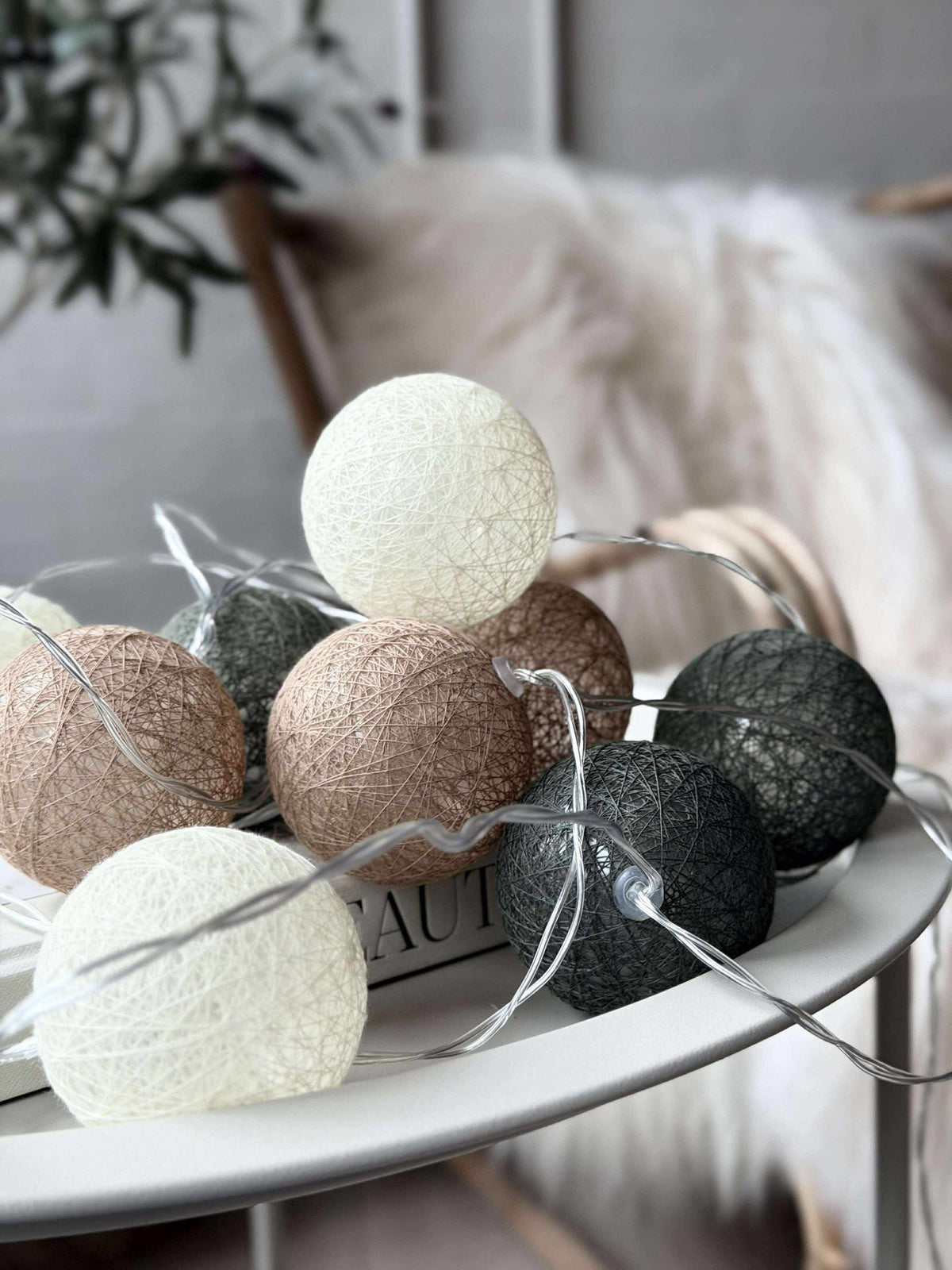 Guirlande lumineuse Raffia
