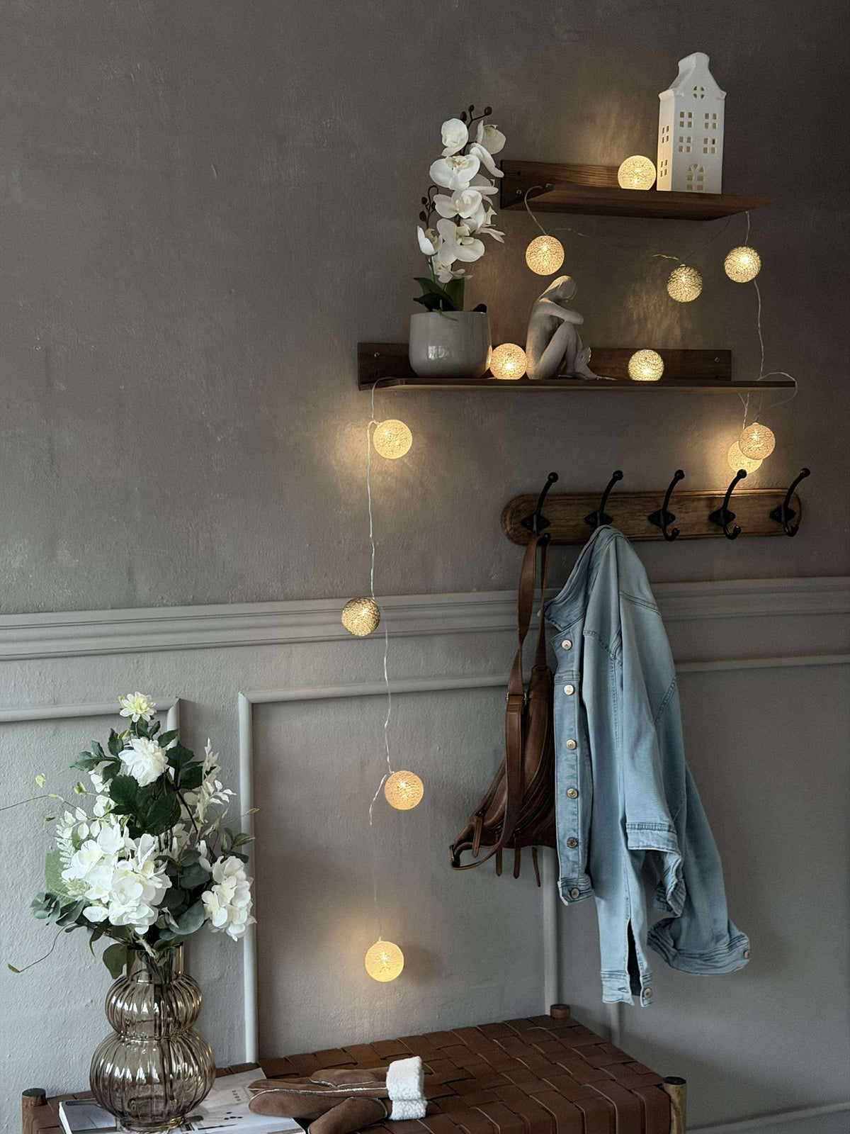 Guirlande lumineuse Raffia