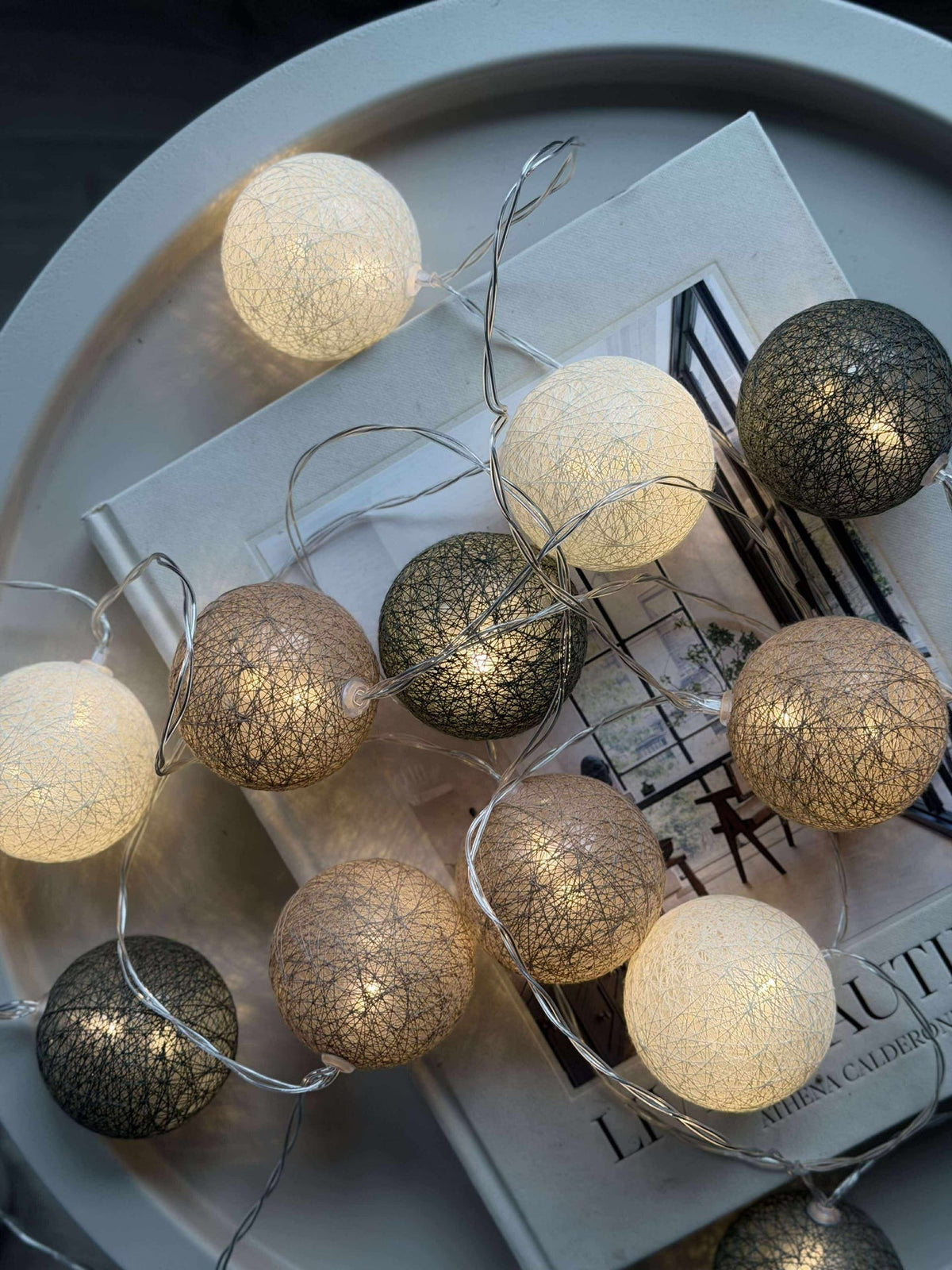 Guirlande lumineuse Raffia