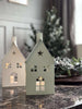 Maison photophore - Blanc ou vert