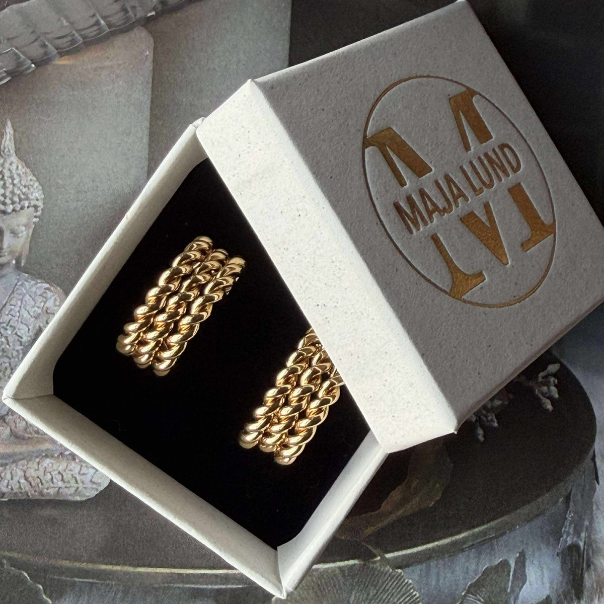 Boucles d’oreilles Loreto – Plaqué or