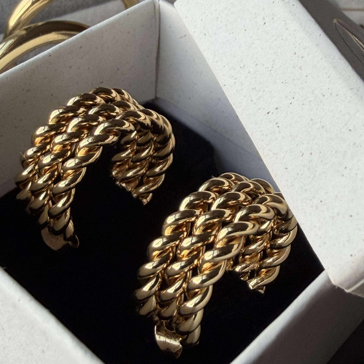 Boucles d’oreilles Loreto – Plaqué or