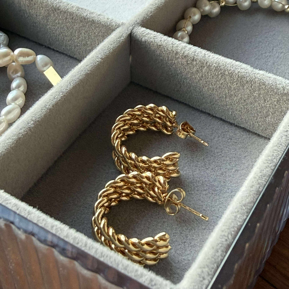 Boucles d’oreilles Loreto – Plaqué or