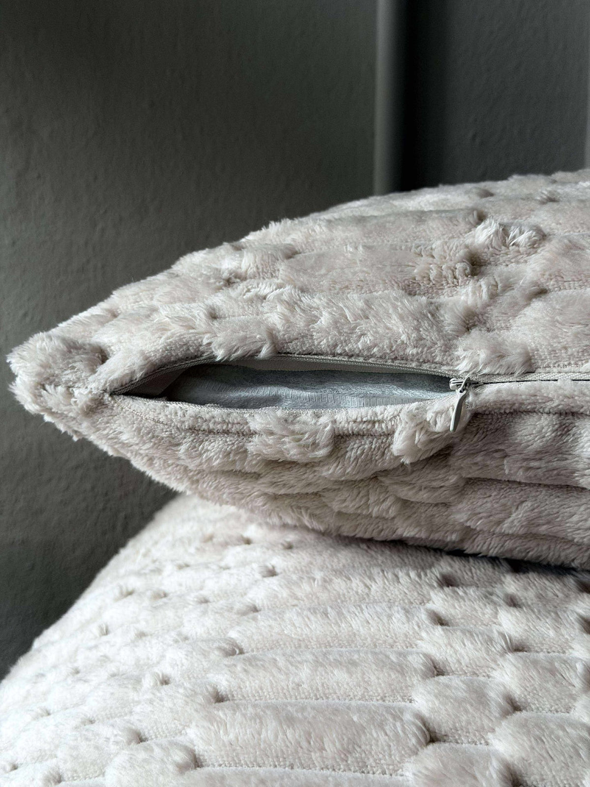 Coussin avec garnissage - Sable