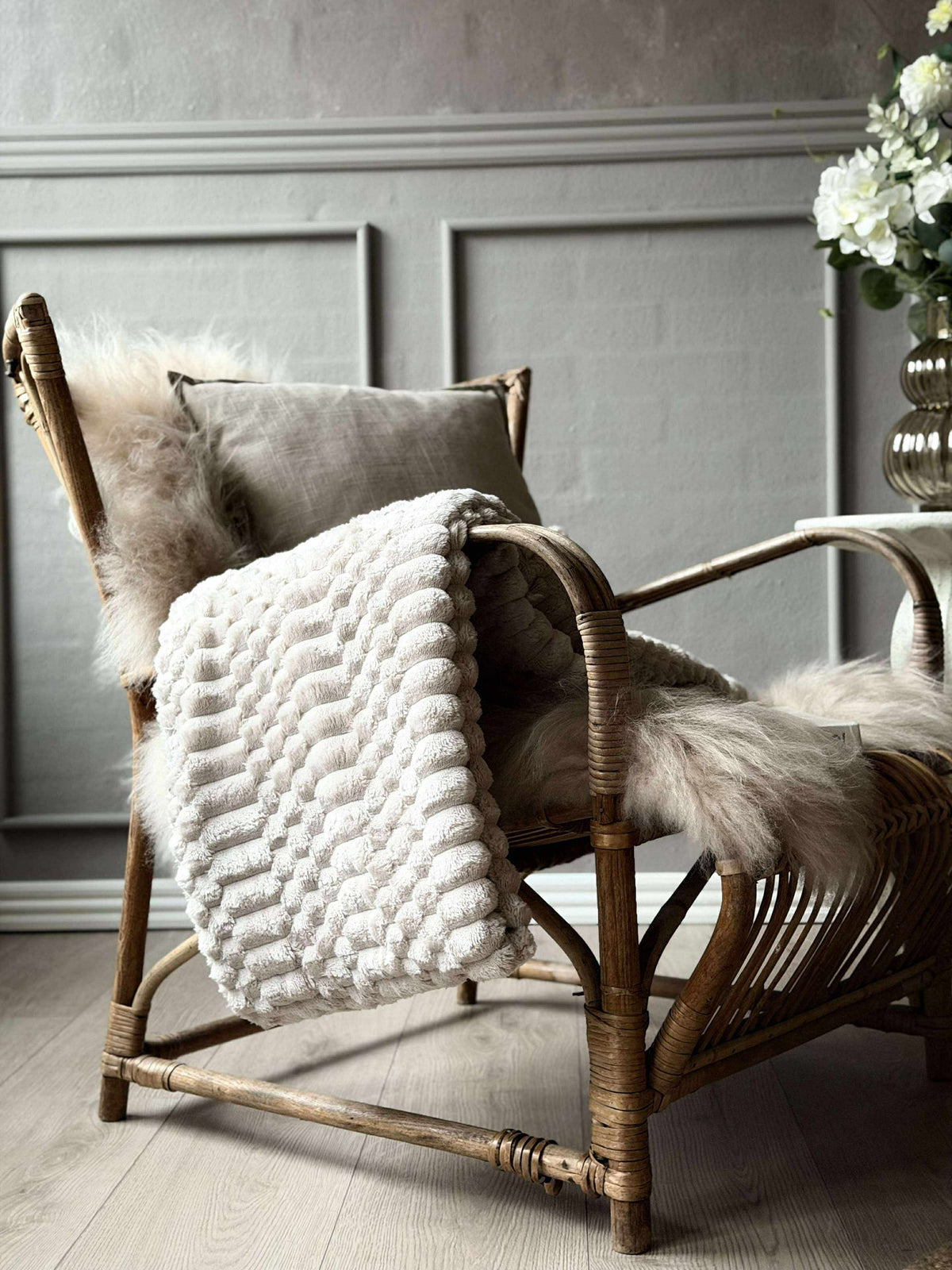 Plaid SUPER SOFT - Sable