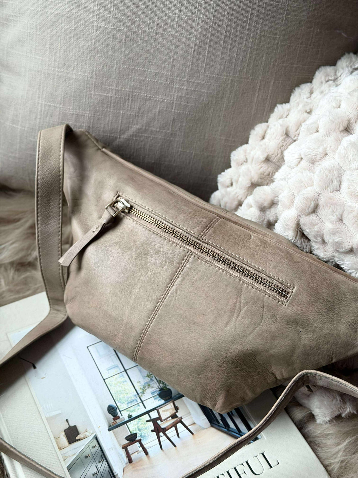 Sac banane – VINTAGE beige