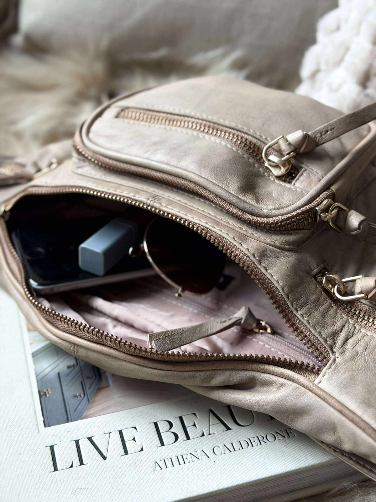 Sac banane – VINTAGE beige