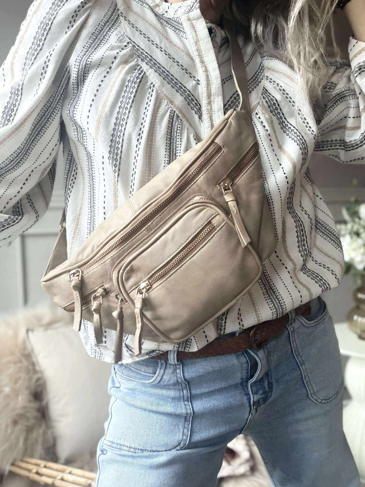 Sac banane – VINTAGE beige