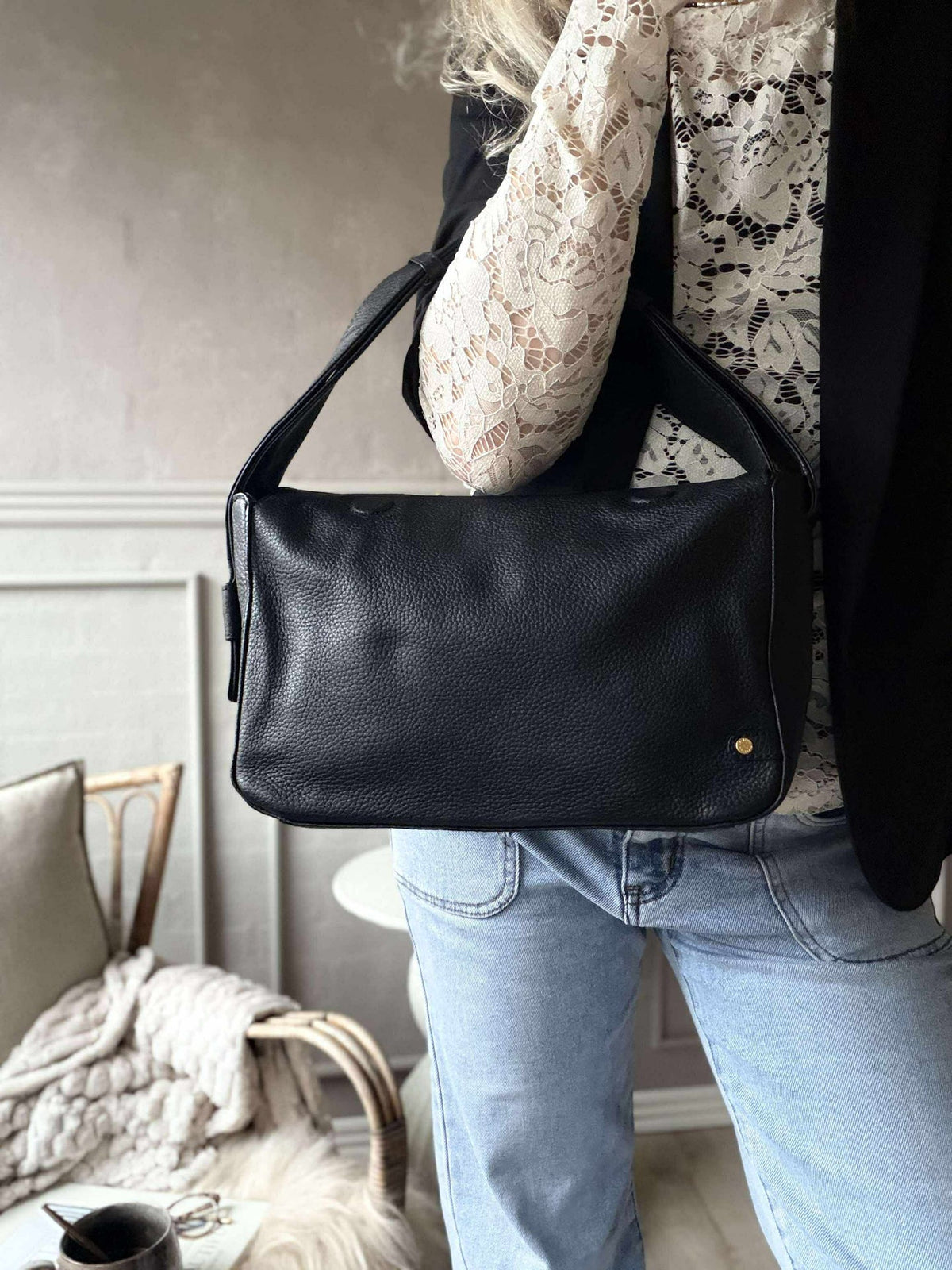Sac bandoulière Dalia - Black